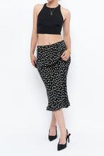 Load image into Gallery viewer, Vintage x Black Polka Dot Midi Skirt (XS-L)