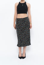 Load image into Gallery viewer, Vintage x Black Polka Dot Midi Skirt (XS-L)