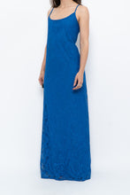 Load image into Gallery viewer, Vintage x Blue Lace Maxi Dress (L)