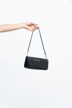 Load image into Gallery viewer, Vintage x Black Patent Silver Chain Small Purse