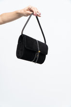 Load image into Gallery viewer, Vintage x Black Suede Buckled Small Purse