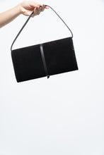 Load image into Gallery viewer, Vintage x Black Suede Buckled Small Purse