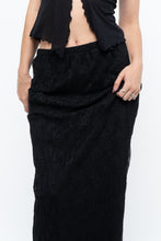 Load image into Gallery viewer, Vintage x Black Mesh Maxi Skirt (XS-M)