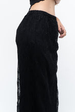 Load image into Gallery viewer, Vintage x Black Mesh Maxi Skirt (XS-M)