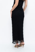 Load image into Gallery viewer, Vintage x Black Mesh Maxi Skirt (XS-M)