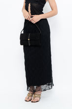 Load image into Gallery viewer, Vintage x Black Mesh Maxi Skirt (XS-M)
