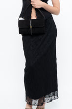 Load image into Gallery viewer, Vintage x Black Mesh Maxi Skirt (XS-M)