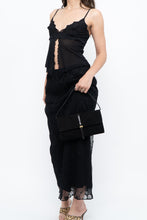 Load image into Gallery viewer, Vintage x Black Mesh Maxi Skirt (XS-M)