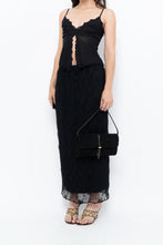 Load image into Gallery viewer, Vintage x Black Mesh Maxi Skirt (XS-M)