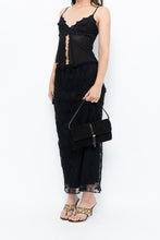 Load image into Gallery viewer, Vintage x Black Mesh Maxi Skirt (XS-M)