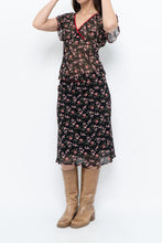 Load image into Gallery viewer, Vintage x Black Floral Chiffon Set (XS-M)
