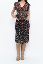 Load image into Gallery viewer, Vintage x Black Floral Chiffon Set (XS-M)