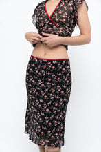 Load image into Gallery viewer, Vintage x Black Floral Chiffon Set (XS-M)