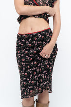 Load image into Gallery viewer, Vintage x Black Floral Chiffon Set (XS-M)