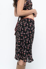 Load image into Gallery viewer, Vintage x Black Floral Chiffon Set (XS-M)