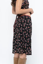 Load image into Gallery viewer, Vintage x Black Floral Chiffon Set (XS-M)