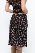 Load image into Gallery viewer, Vintage x Black Floral Chiffon Set (XS-M)