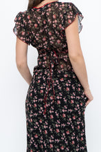 Load image into Gallery viewer, Vintage x Black Floral Chiffon Set (XS-M)