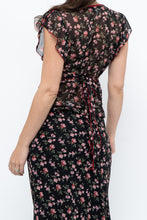Load image into Gallery viewer, Vintage x Black Floral Chiffon Set (XS-M)