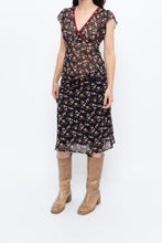 Load image into Gallery viewer, Vintage x Black Floral Chiffon Set (XS-M)