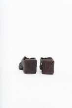 Load image into Gallery viewer, Vintage x Made in Brazil x Woven Brown Leather Wedge (7, 7.5W)