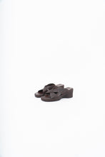 Load image into Gallery viewer, Vintage x Made in Brazil x Woven Brown Leather Wedge (7, 7.5W)