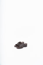 Load image into Gallery viewer, Vintage x Made in Brazil x Woven Brown Leather Wedge (7, 7.5W)