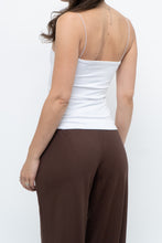 Load image into Gallery viewer, Vintage x White Fitted Tank (XS, S)