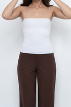 Load image into Gallery viewer, Vintage x White Fitted Tank (XS, S)