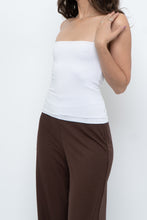 Load image into Gallery viewer, Vintage x White Fitted Tank (XS, S)