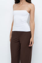 Load image into Gallery viewer, Vintage x White Fitted Tank (XS, S)