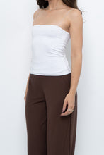 Load image into Gallery viewer, Vintage x White Fitted Tank (XS, S)