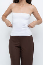 Load image into Gallery viewer, Vintage x White Fitted Tank (XS, S)