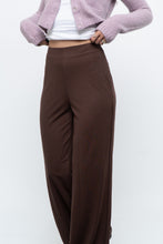 Load image into Gallery viewer, MNG x Deadstock Brown Linen-blend Wide-leg Pant (S)