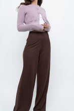 Load image into Gallery viewer, MNG x Deadstock Brown Linen-blend Wide-leg Pant (S)