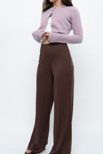 Load image into Gallery viewer, MNG x Deadstock Brown Linen-blend Wide-leg Pant (S)