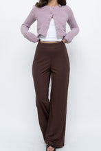 Load image into Gallery viewer, MNG x Deadstock Brown Linen-blend Wide-leg Pant (S)