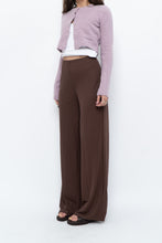 Load image into Gallery viewer, MNG x Deadstock Brown Linen-blend Wide-leg Pant (S)