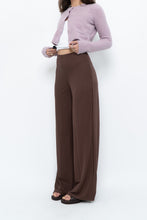 Load image into Gallery viewer, MNG x Deadstock Brown Linen-blend Wide-leg Pant (S)
