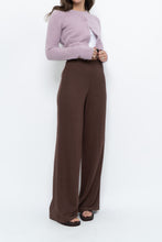 Load image into Gallery viewer, MNG x Deadstock Brown Linen-blend Wide-leg Pant (S)