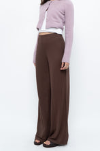 Load image into Gallery viewer, MNG x Deadstock Brown Linen-blend Wide-leg Pant (S)