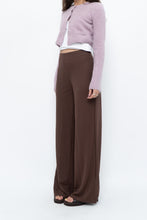 Load image into Gallery viewer, MNG x Deadstock Brown Linen-blend Wide-leg Pant (S)
