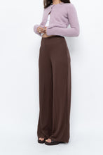 Load image into Gallery viewer, MNG x Deadstock Brown Linen-blend Wide-leg Pant (S)