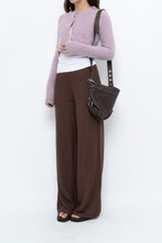 Load image into Gallery viewer, MNG x Deadstock Brown Linen-blend Wide-leg Pant (S)