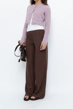 Load image into Gallery viewer, MNG x Deadstock Brown Linen-blend Wide-leg Pant (S)