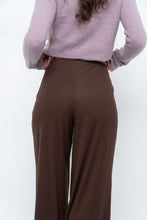 Load image into Gallery viewer, MNG x Deadstock Brown Linen-blend Wide-leg Pant (S)
