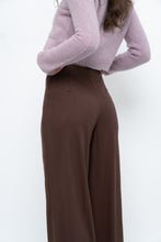 Load image into Gallery viewer, MNG x Deadstock Brown Linen-blend Wide-leg Pant (S)
