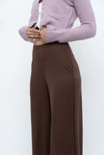 Load image into Gallery viewer, MNG x Deadstock Brown Linen-blend Wide-leg Pant (S)