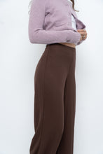 Load image into Gallery viewer, MNG x Deadstock Brown Linen-blend Wide-leg Pant (S)
