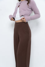 Load image into Gallery viewer, MNG x Deadstock Brown Linen-blend Wide-leg Pant (S)